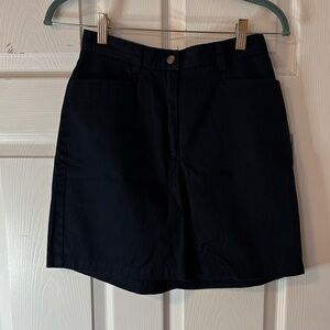 Vintage Liz Claiborne Classic High-Waisted Black Tailored Shorts